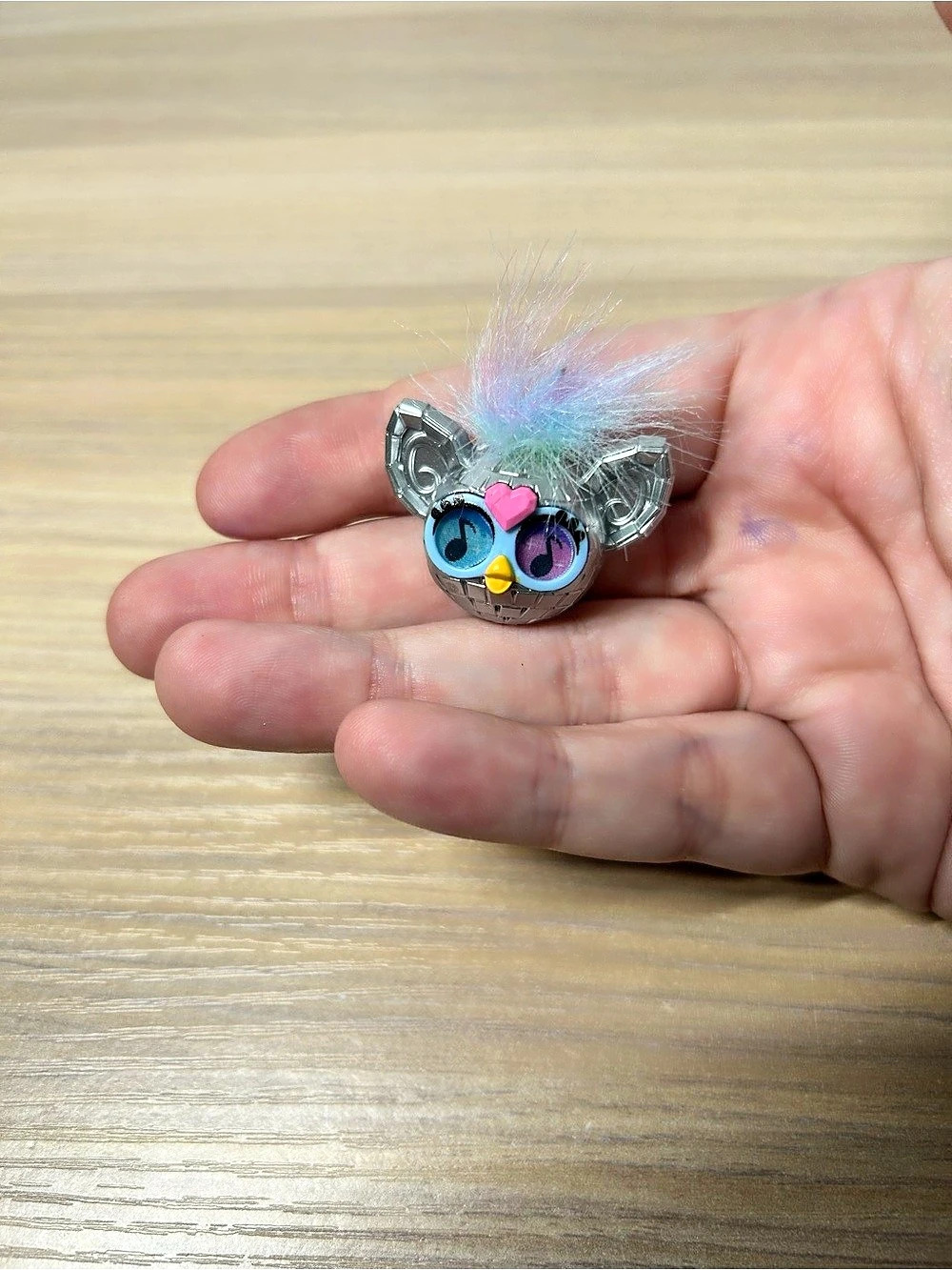 Hasbro Furby Minis Discoball Figure Silver & Blue